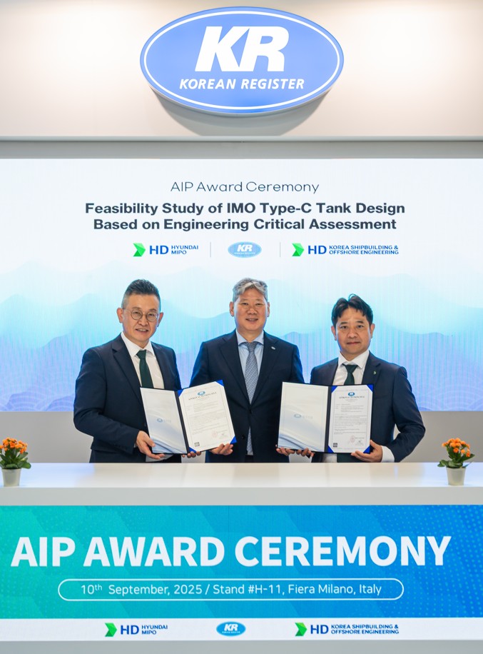 KR Approves ‘IMOType-C Tank Design Based on Engineering Critical Assessment’ Jointly Developed by HD